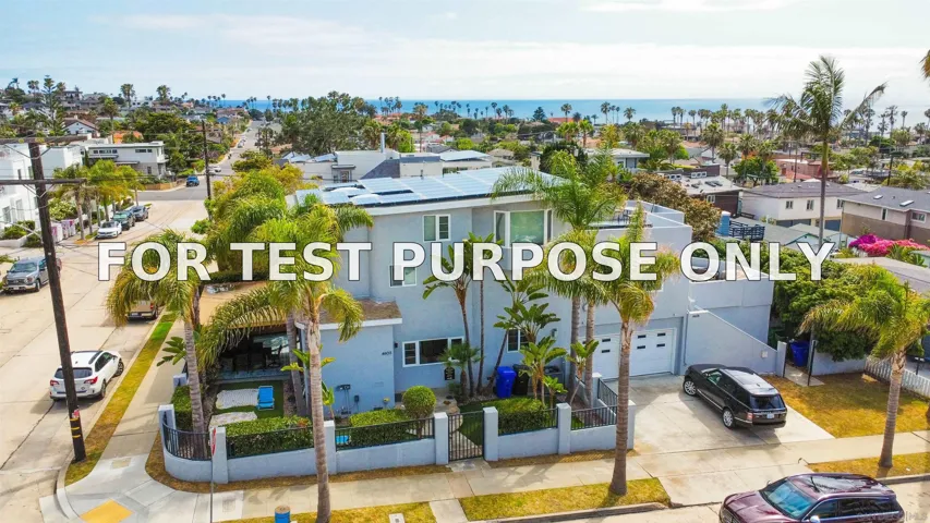 Demo/Test Data 4603-05 Bermuda Ave, San Diego, Ca 92107