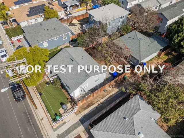 Demo/Test Data 501-3 N 41st St, San Diego, Ca 92102