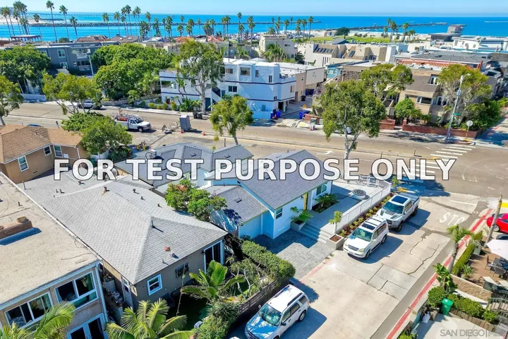 Demo/Test Data 2695 Mission Blvd, San Diego, Ca 92109
