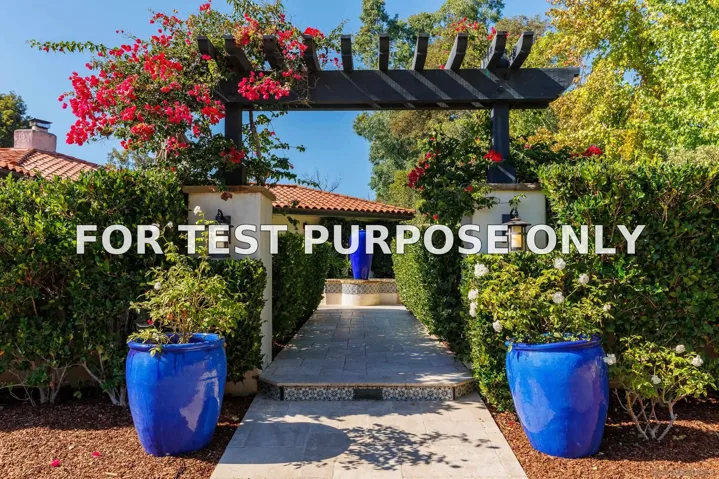 Demo/Test Data 6410 La Valle Plateada, Rancho Santa Fe, Ca 92067