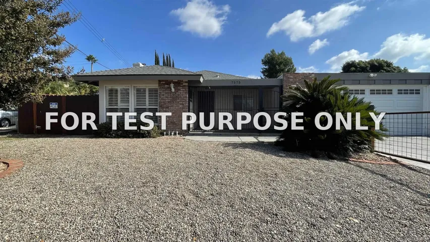 Demo/Test Data 7575 Conestoga Way, San Diego, Ca 92120