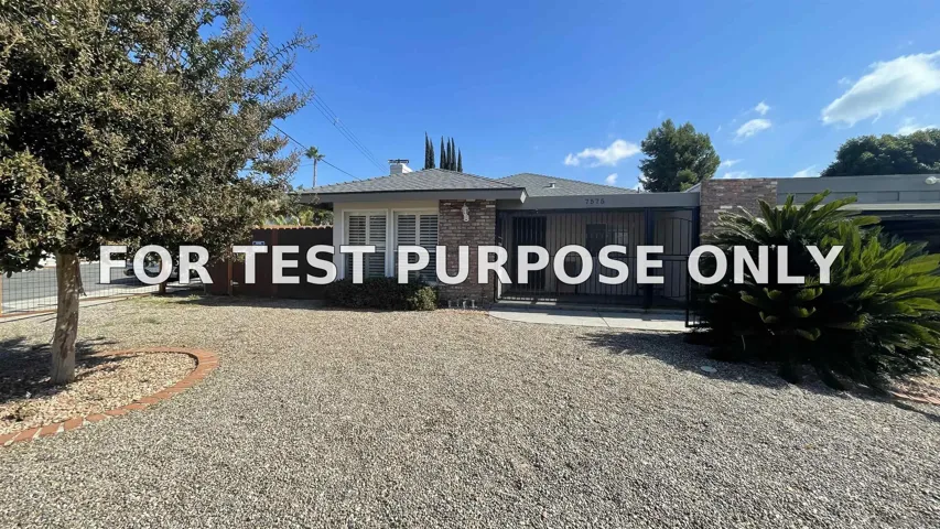 Demo/Test Data 7575 Conestoga Way, San Diego, Ca 92120
