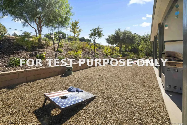 Demo/Test Data 4062 La Canada Rd, Fallbrook, Ca 92028