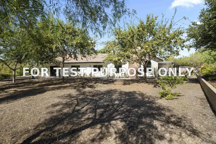 Demo/Test Data 4062 La Canada Rd, Fallbrook, Ca 92028