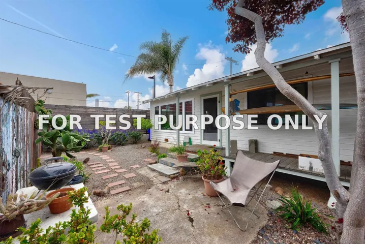 Demo/Test Data 4825-27 Voltaire Street, San Diego, Ca 92107