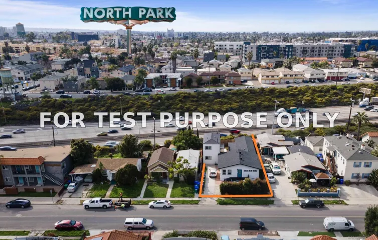 Demo/Test Data 4458 32nd Street, San Diego, Ca 92116