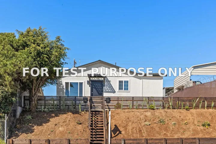 Demo/Test Data 2740-2742 Main St, San Diego, Ca 92113