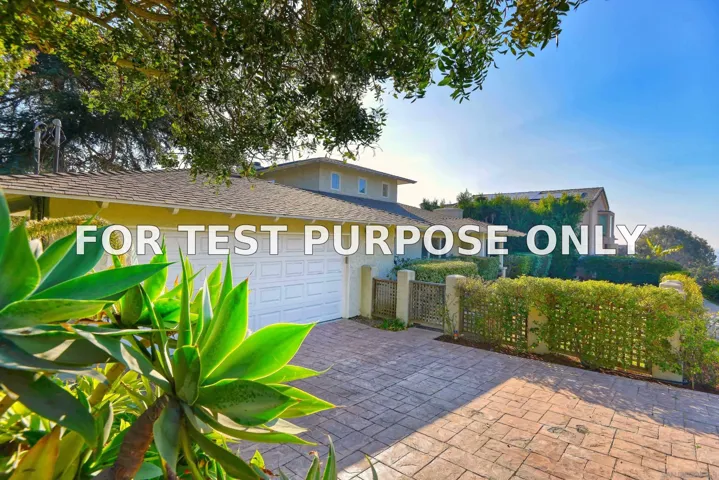 Demo/Test Data 1211 W Muirlands Dr, La Jolla, Ca 92037