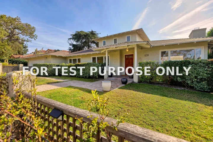 Demo/Test Data 1211 W Muirlands Dr, La Jolla, Ca 92037