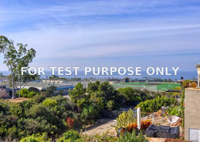 Demo/Test Data 1211 W Muirlands Dr, La Jolla, Ca 92037