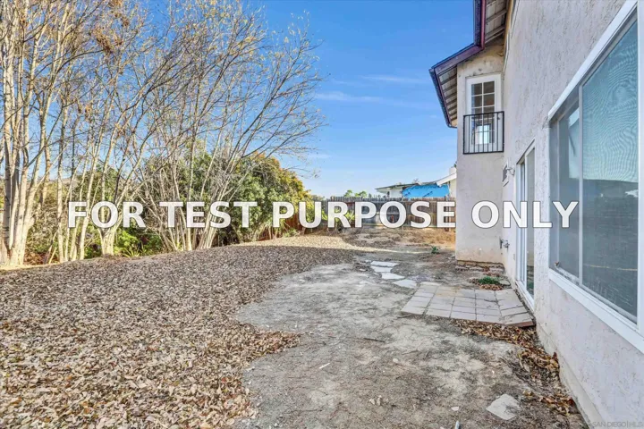 Demo/Test Data 9018 Outinda, Spring Valley, Ca 91977