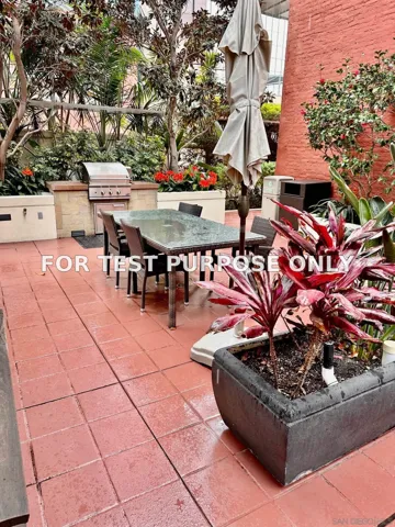Demo/Test Data 825 W Beech Street Unit 305, San Diego, Ca 92101