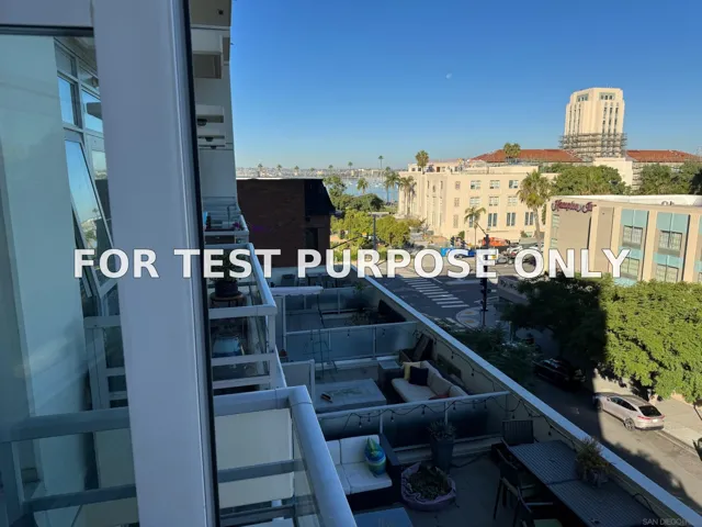 Demo/Test Data 825 W Beech Street Unit 305, San Diego, Ca 92101