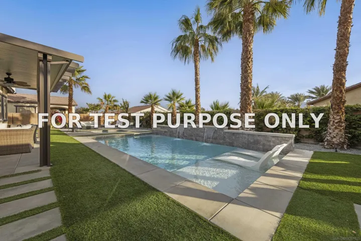 Demo/Test Data 81849 Fiori Del Deserto Drive, La Quinta, Ca 92253