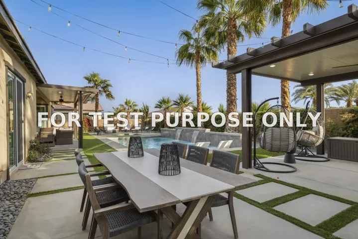 Demo/Test Data 81849 Fiori Del Deserto Drive, La Quinta, Ca 92253