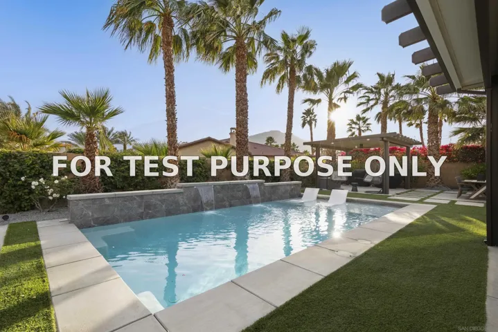 Demo/Test Data 81849 Fiori Del Deserto Drive, La Quinta, Ca 92253