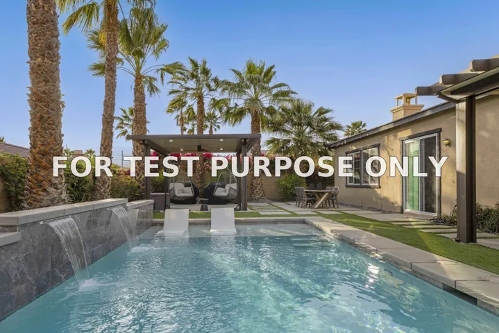 Demo/Test Data 81849 Fiori Del Deserto Drive, La Quinta, Ca 92253