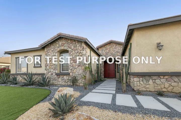 Demo/Test Data 81849 Fiori Del Deserto Drive, La Quinta, Ca 92253