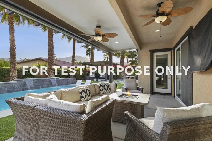 Demo/Test Data 81849 Fiori Del Deserto Drive, La Quinta, Ca 92253