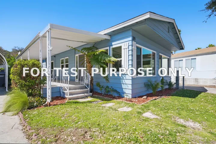 Demo/Test Data 8975 Lawrence Welk Drive Spc 39, Escondido, Ca 92026