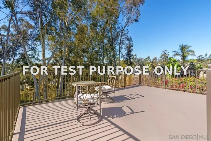 Demo/Test Data 10402 Moselle St., San Diego, Ca 92131