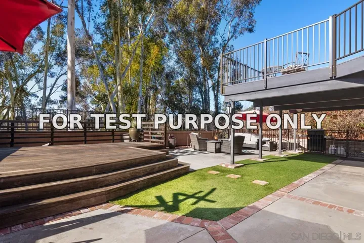 Demo/Test Data 10402 Moselle St., San Diego, Ca 92131