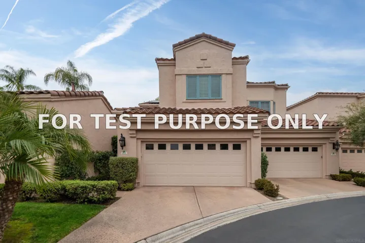 Demo/Test Data 3636 Calle Juego, Rancho Santa Fe, Ca 92091