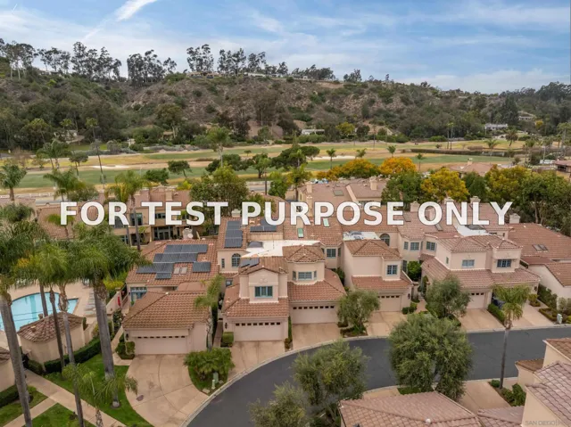 Demo/Test Data 3636 Calle Juego, Rancho Santa Fe, Ca 92091