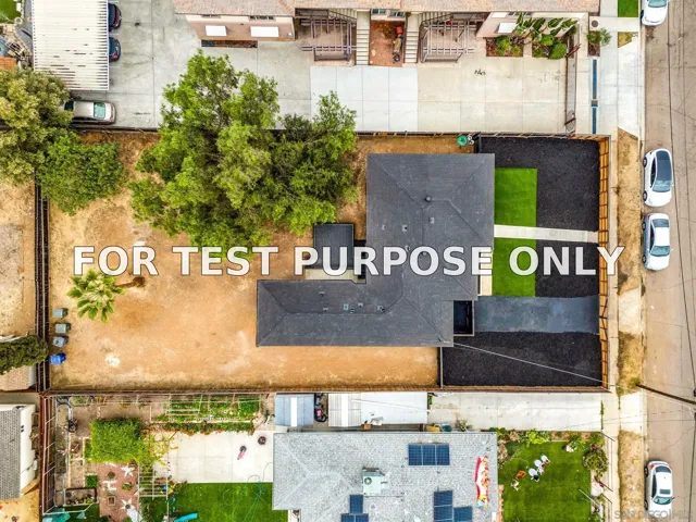 Demo/Test Data 1036 Leslie Rd, El Cajon, Ca 92020