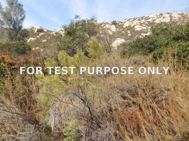 Demo/Test Data Honey Springs Rd Unit 56, Jamul, Ca 91935