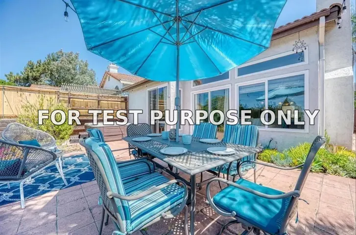 Demo/Test Data 15852 Caminito Cercado, San Diego, Ca 92128