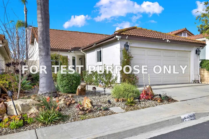 Demo/Test Data 15852 Caminito Cercado, San Diego, Ca 92128