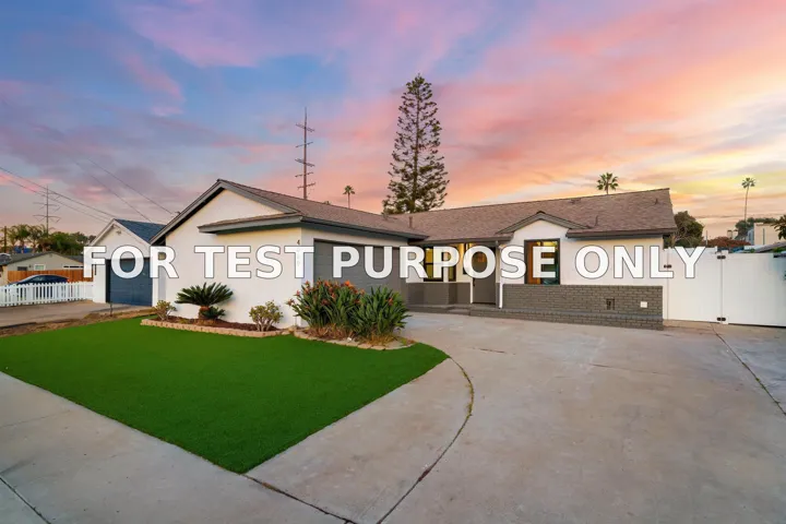 Demo/Test Data 4089 Mount Everest, San Diego, Ca 92111