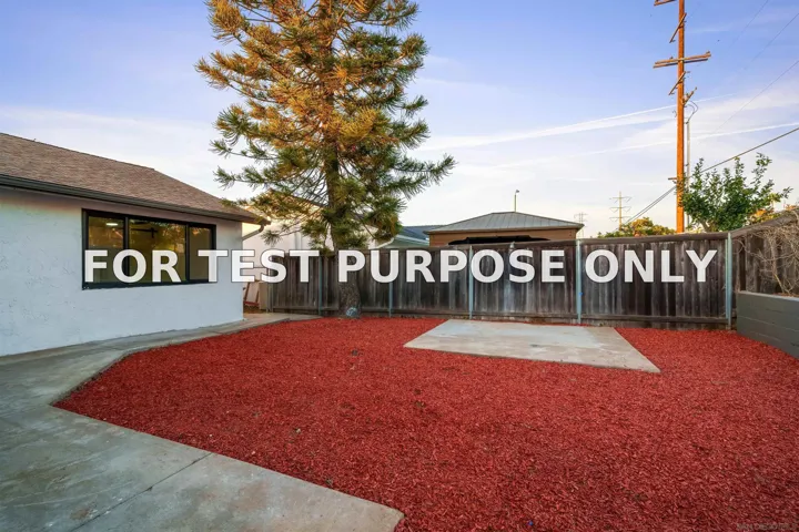 Demo/Test Data 4089 Mount Everest, San Diego, Ca 92111