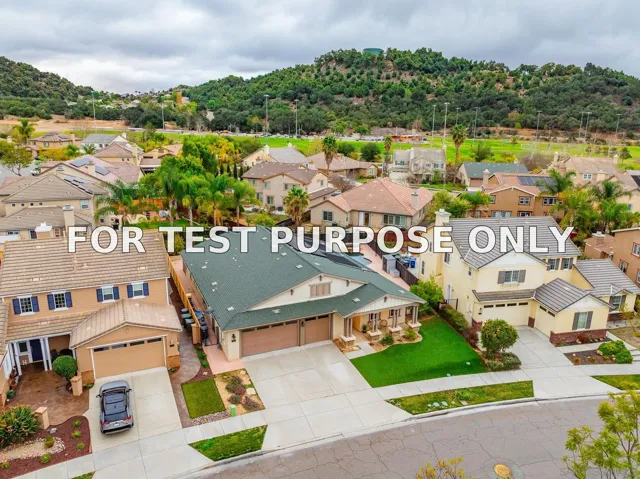 Demo/Test Data 3285 Timken Circle, Escondido, Ca 92027