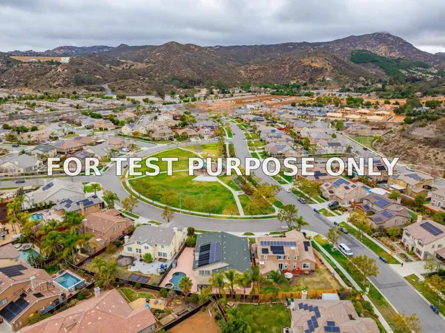 Demo/Test Data 3285 Timken Circle, Escondido, Ca 92027