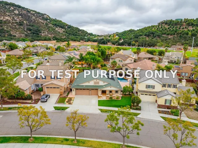Demo/Test Data 3285 Timken Circle, Escondido, Ca 92027
