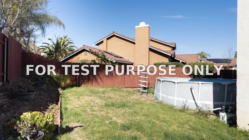 Demo/Test Data 10240 Caminito Rio Ct., Lakeside, Ca 92040