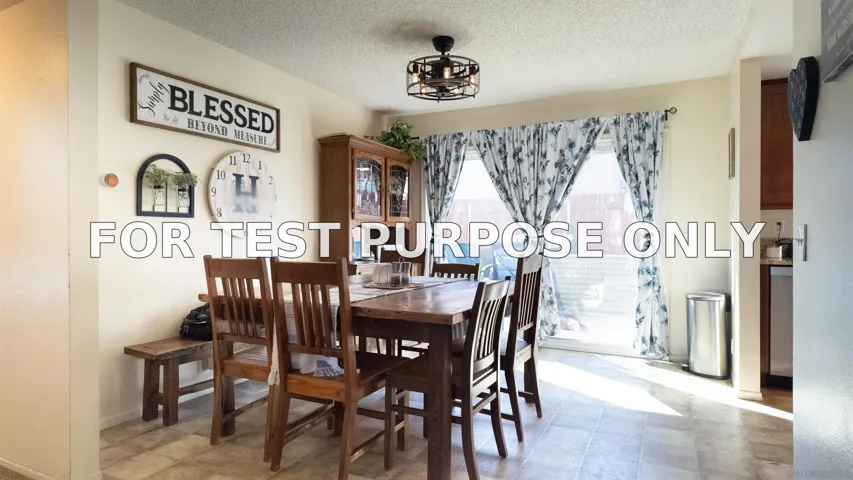 Demo/Test Data 10240 Caminito Rio Ct., Lakeside, Ca 92040