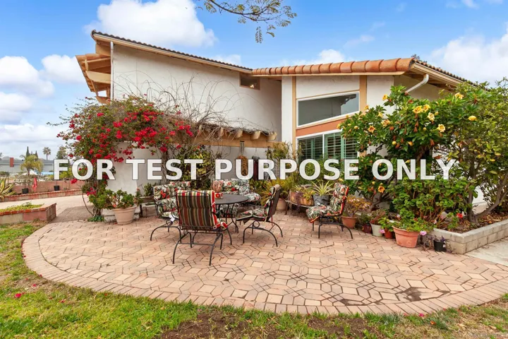 Demo/Test Data 1641 Loma Lane, Chula Vista, Ca 91911