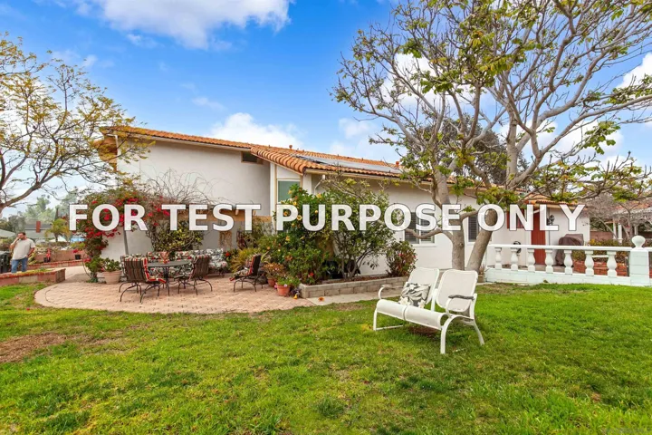 Demo/Test Data 1641 Loma Lane, Chula Vista, Ca 91911