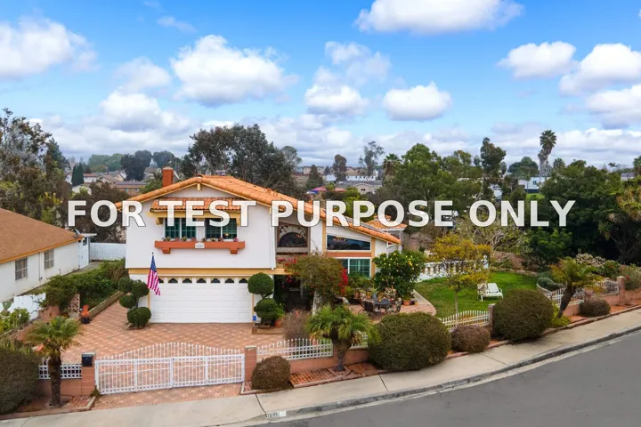 Demo/Test Data 1641 Loma Lane, Chula Vista, Ca 91911