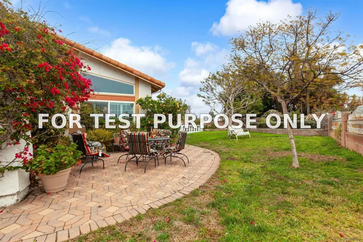 Demo/Test Data 1641 Loma Lane, Chula Vista, Ca 91911