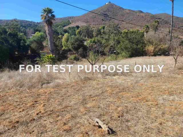 Demo/Test Data 9109 Huntley Rd, Fallbrook, Ca 92028