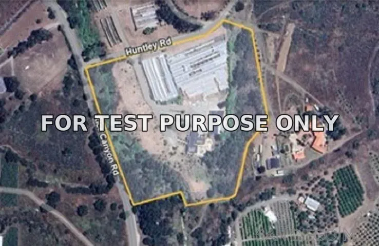 Demo/Test Data 9109 Huntley Rd, Fallbrook, Ca 92028