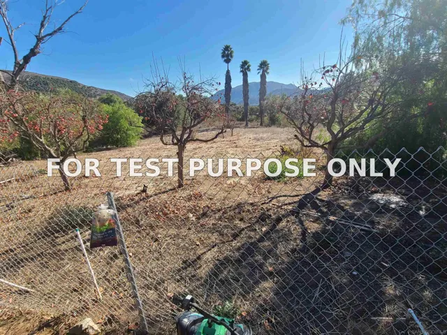 Demo/Test Data 9109 Huntley Rd, Fallbrook, Ca 92028