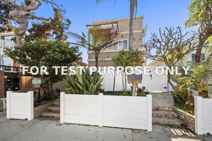 Demo/Test Data 5123 Brighton Ave Unit B, San Diego, Ca 92107