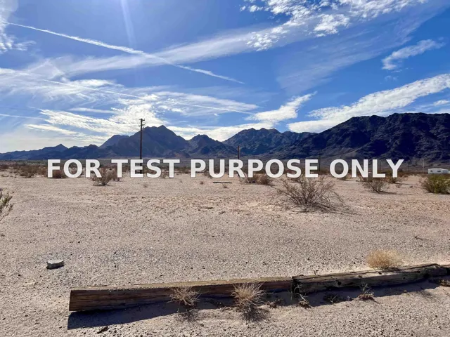 Demo/Test Data 4260 Sutton Pl Unit 0, Blythe, Ca 92225