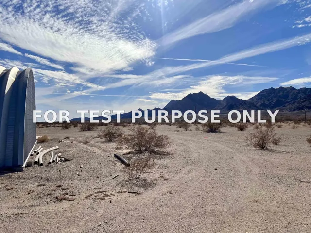 Demo/Test Data 4260 Sutton Pl Unit 0, Blythe, Ca 92225