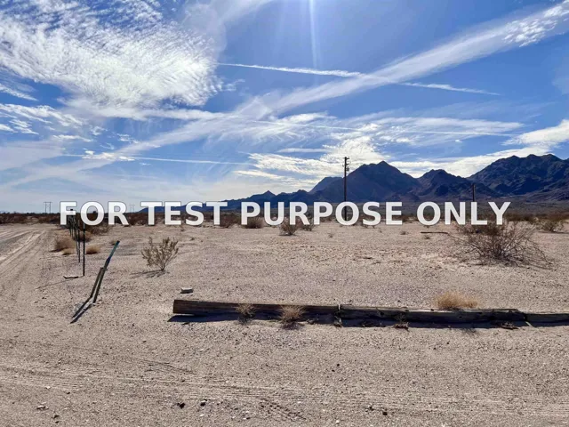 Demo/Test Data 4260 Sutton Pl Unit 0, Blythe, Ca 92225